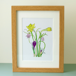 February-flowers-framed-print